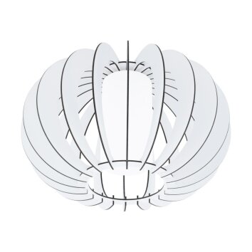 Eglo STELLATO 2 Plafondlamp Wit, 1-licht Eglo STELLATO 2 Plafondlamp Wit, 1-licht