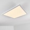 Salmi Plafondlamp LED Aluminium, Wit, 1-licht