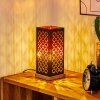 Meldal Tafellamp Nikkel mat, Zwart, 1-licht