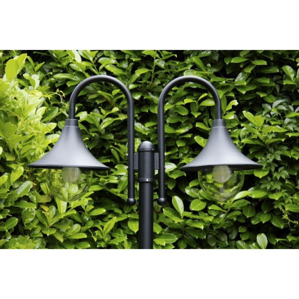 Brilliant Berna Buiten vloer lamp Zwart, 2-lichts main product photo