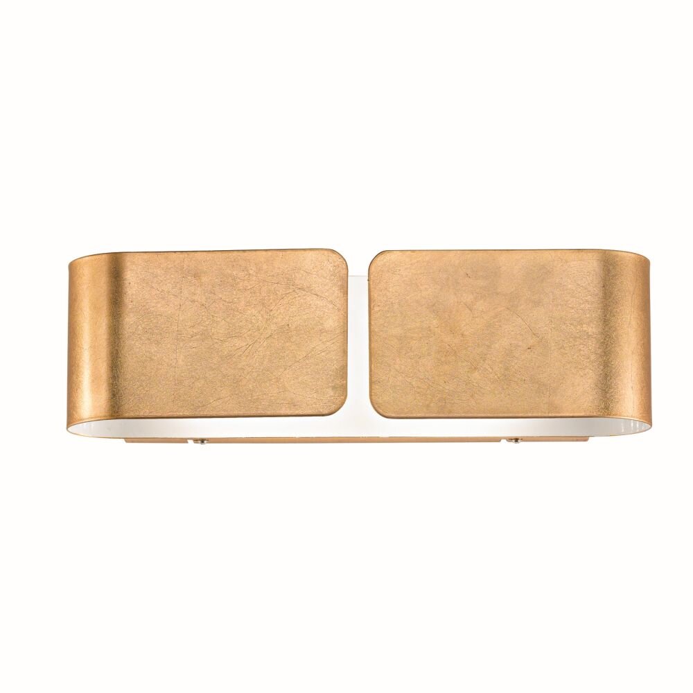Ideallux CLIP Muurlamp Goud, 2-lichts main product photo