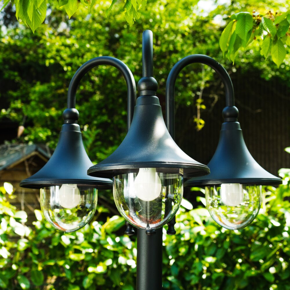 Elgin Kandelaar Zwart, 3-lichts main product photo
