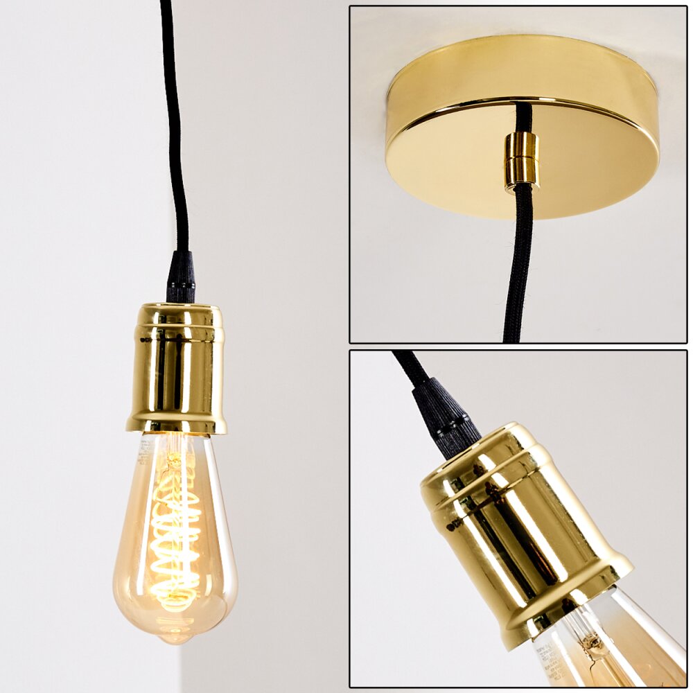 Lemone Hanger Zwart-Goud, 1-licht main product photo