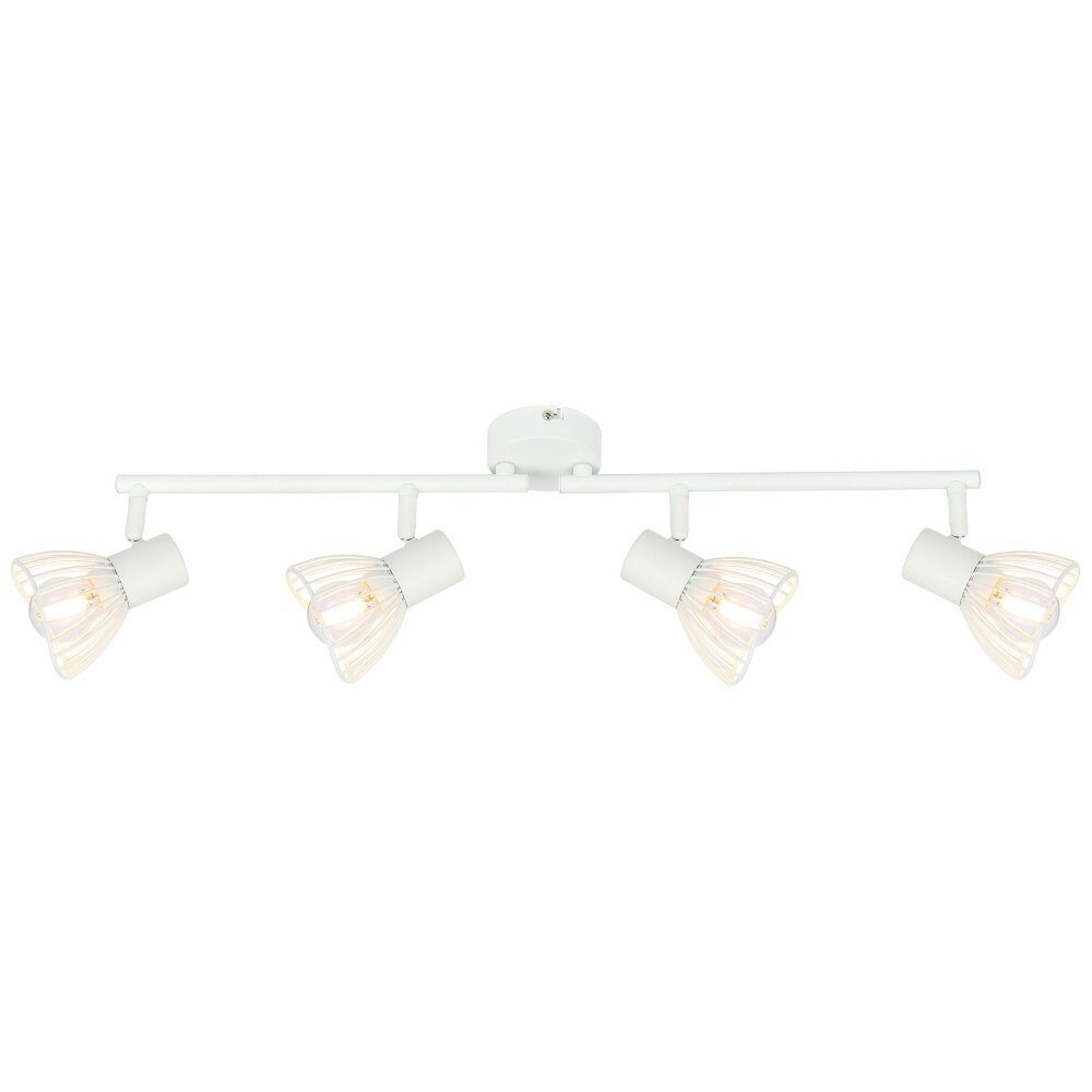 Brilliant Elhi Spotbalk plafond Wit, 4-lichts main product photo