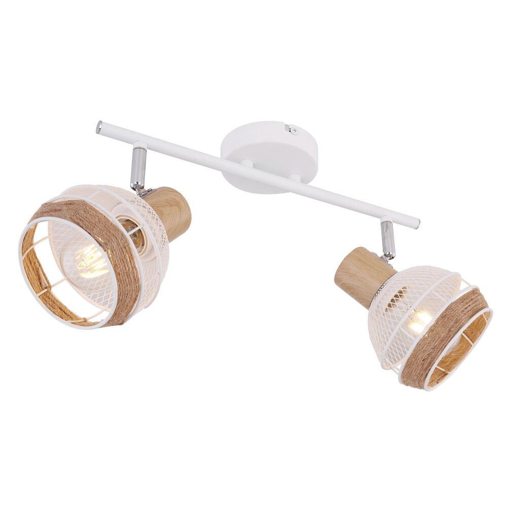 Globo WIDY Spotlamp Wit, 2-lichts main product photo