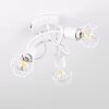 Baripada Plafondlamp Wit, 3-lichts
