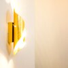 Ogarrio Muurlamp LED Goud, 2-lichts