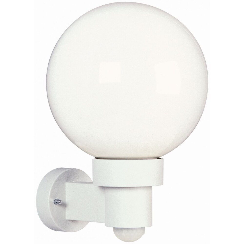 Albert 257 Buiten muurverlichting Wit, 1-licht, Bewegingsmelder main product photo