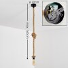 Etowah Hanger Bruin, Zwart, 1-licht