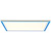 Brilliant Lanette Opbouwpaneel LED Wit, 1-licht, Afstandsbediening, Kleurwisselaar