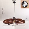 Togo Plafondlamp Zwart, 1-licht
