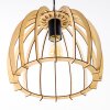 Wutt Hanglamp Hout licht, Zwart, 1-licht