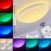 Brighton Plafondlamp LED Wit, 1-licht, Afstandsbediening, Kleurwisselaar