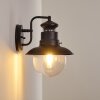 Sipri Buiten muurverlichting Zwart, 1-licht