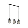 Eglo CLEVEDON Hanger Zwart, 3-lichts