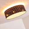 Tibure Plafondlamp Nikkel mat, 6-lichts