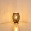 Saksborg Tafellamp Zwart-Goud, 1-licht
