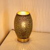 Saksborg Tafellamp Zwart-Goud, 1-licht