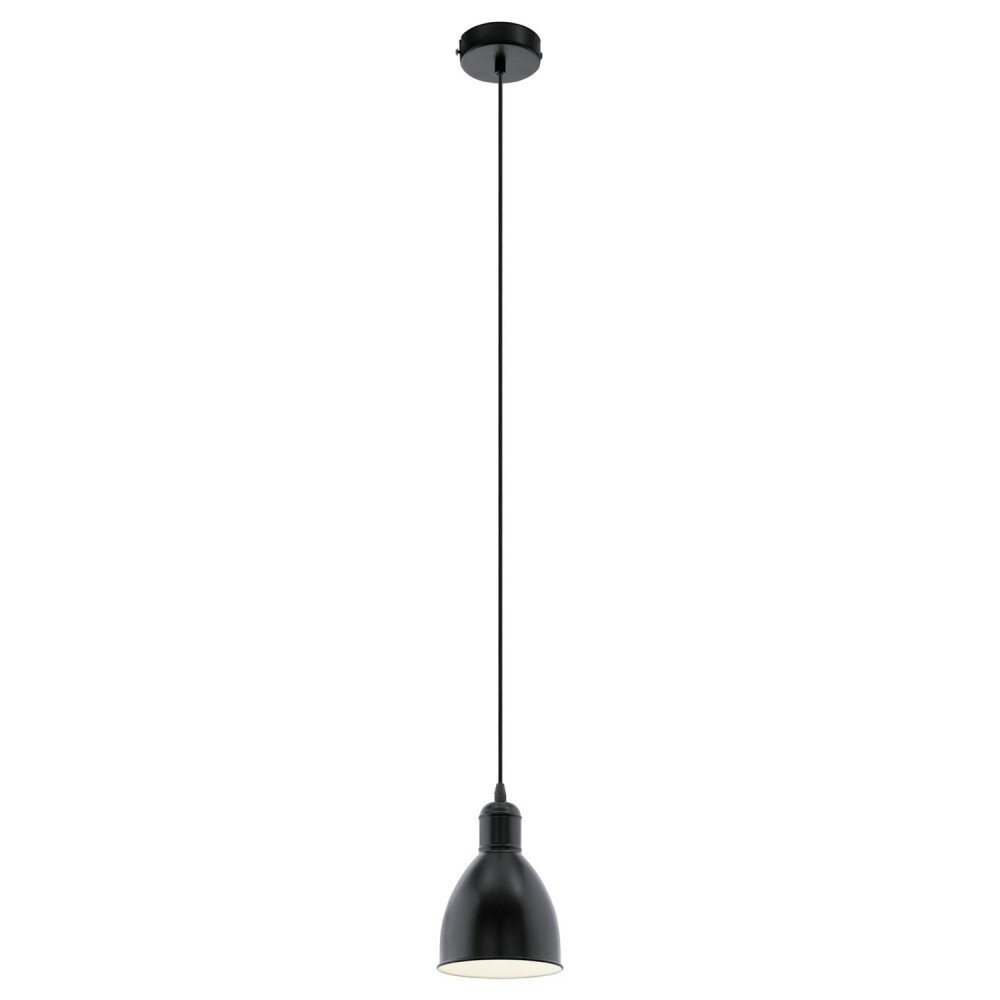 Eglo PRIDDY Hanglamp Zwart, Wit, 1-licht main product photo