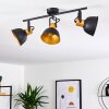 Borik Plafondlamp Zwart, 3-lichts Borik Plafondlamp Zwart, 3-lichts