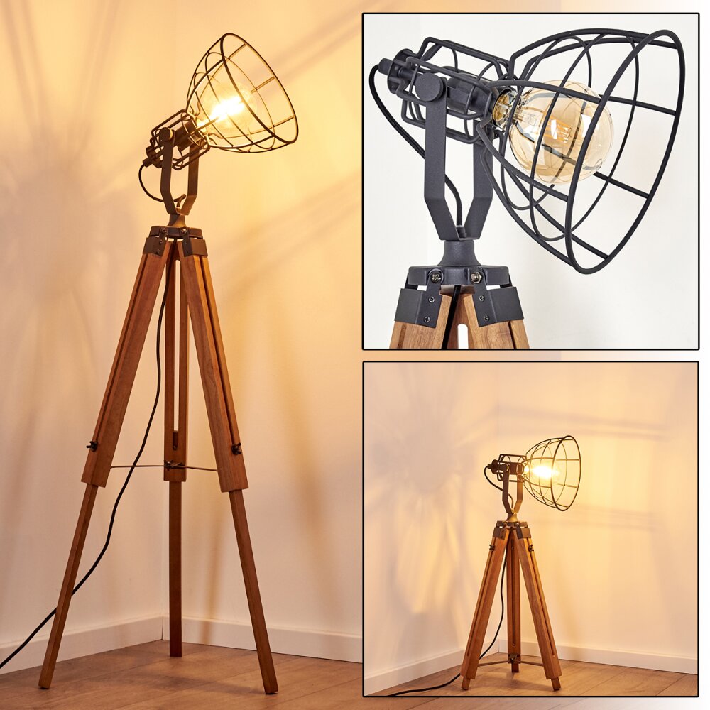 Cetona Staande lamp Hout licht, 1-licht main product photo