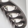 Abaiang Buiten muurverlichting LED Zilver, 10-lichts Abaiang Buiten muurverlichting LED Zilver, 10-lichts