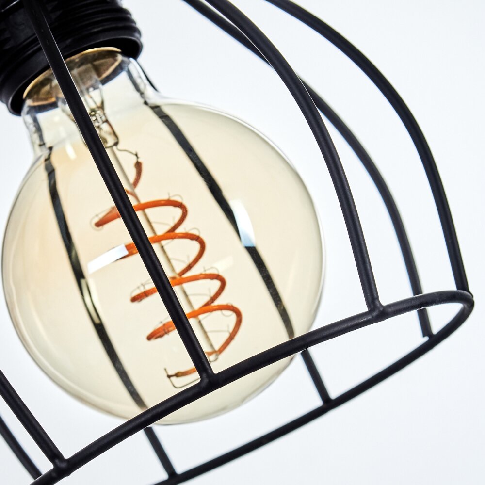 Gondo Hanglamp Bruin, Zwart, 3-lichts