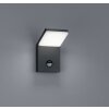 Trio PEARL Buiten muurverlichting LED Antraciet, 1-licht, Bewegingsmelder