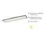 Leuchten-Direkt FLAT Plafondlamp LED Zwart, 1-licht, Afstandsbediening