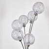 Bernado Staande lamp Nikkel mat, 6-lichts