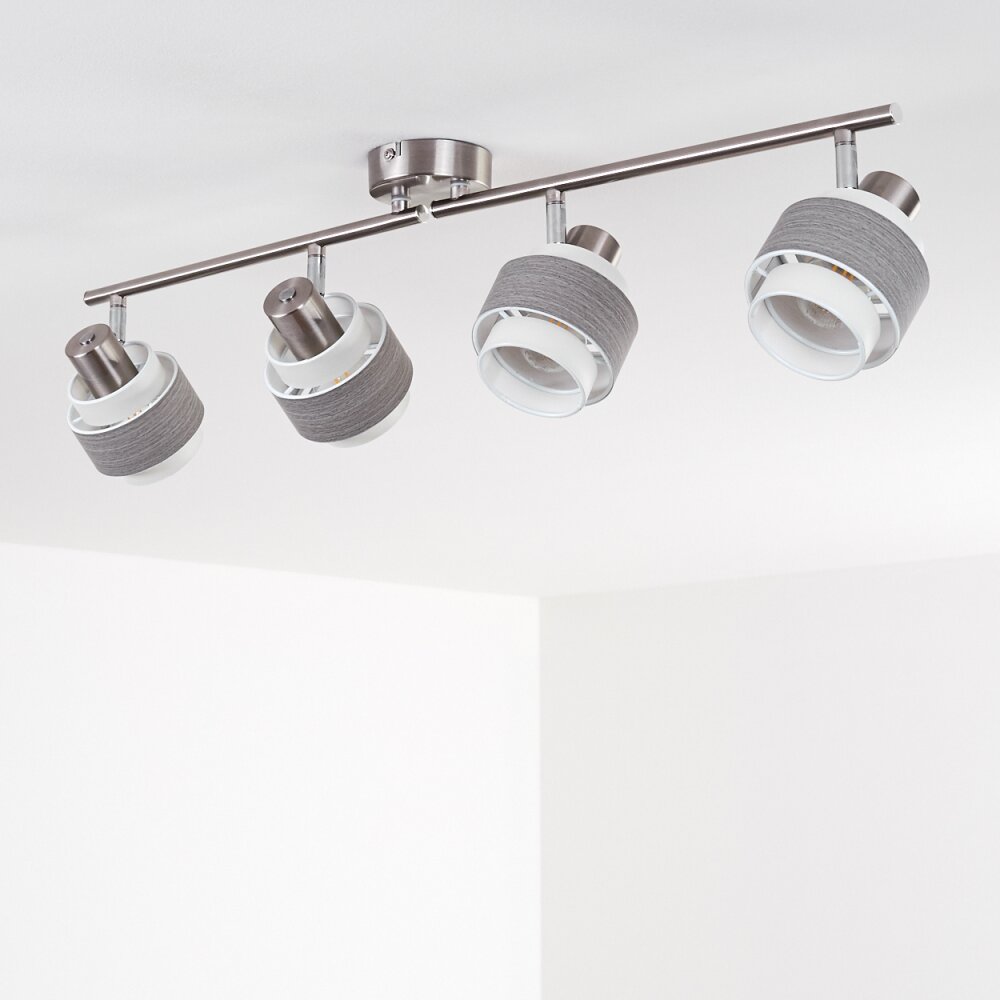 Lotorp Plafondlamp Nikkel mat, 4-lichts
