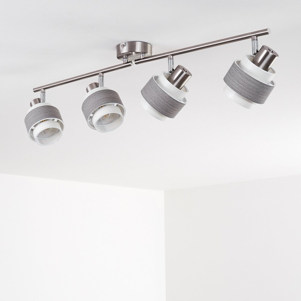 Lotorp Plafondlamp Nikkel mat, 4-lichts