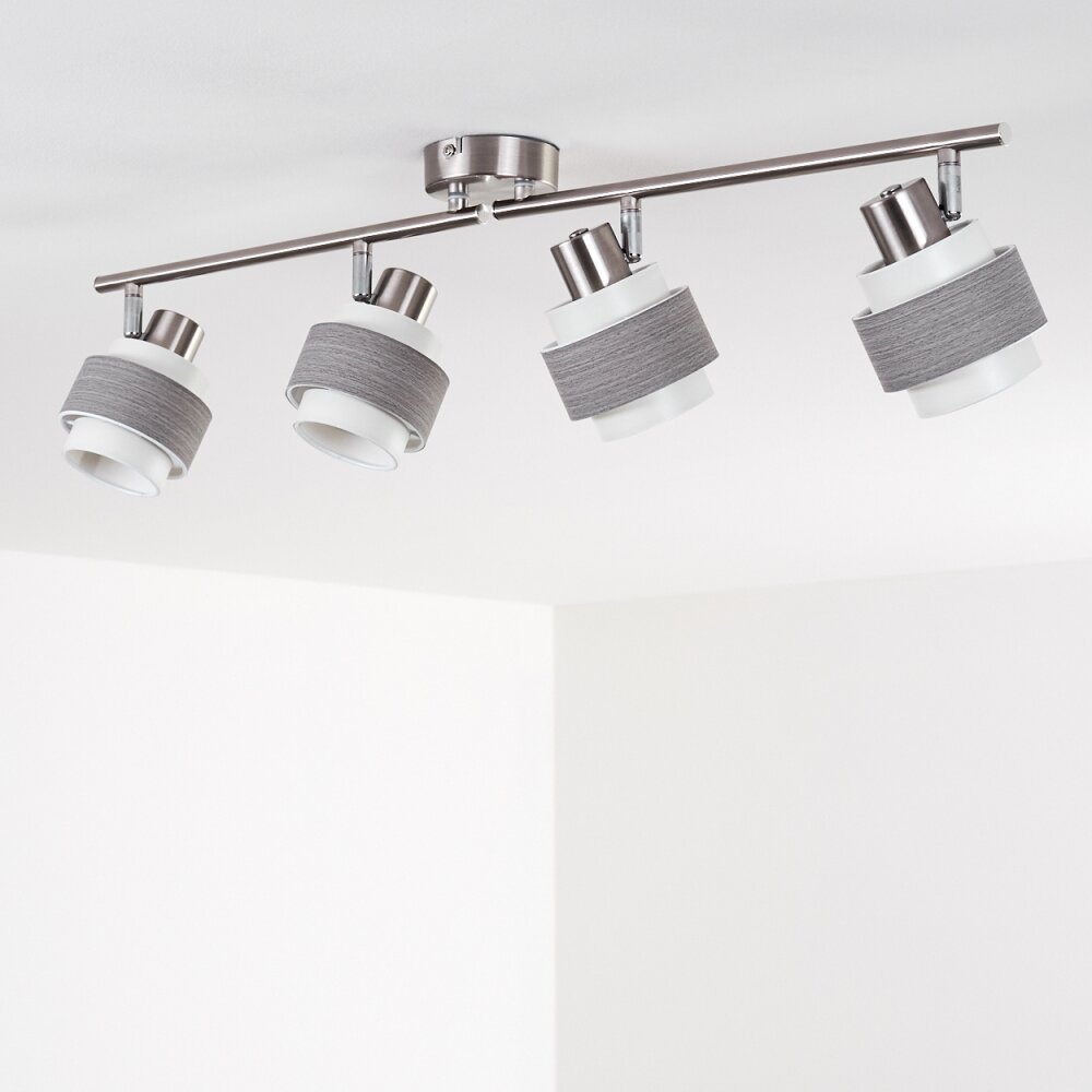 Lotorp Plafondlamp Nikkel mat, 4-lichts