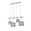 Reality PADME Hanglamp Nikkel mat, 4-lichts