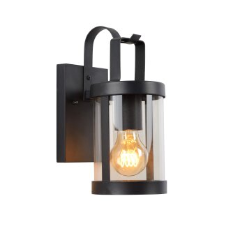 Lucide LINDELO Buiten muurverlichting Zwart