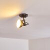 Tina Plafondlamp Zwart, 1-licht