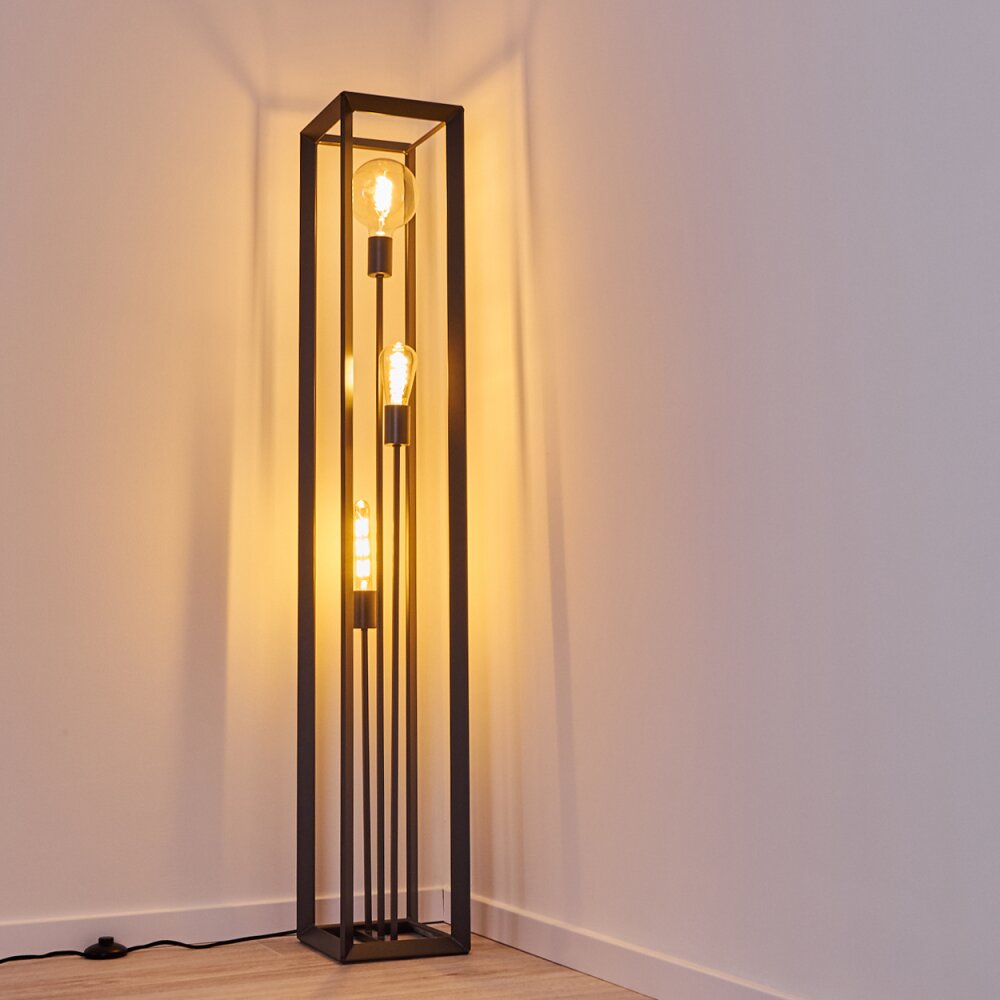Traryd Staande lamp Zwart, 3-lichts