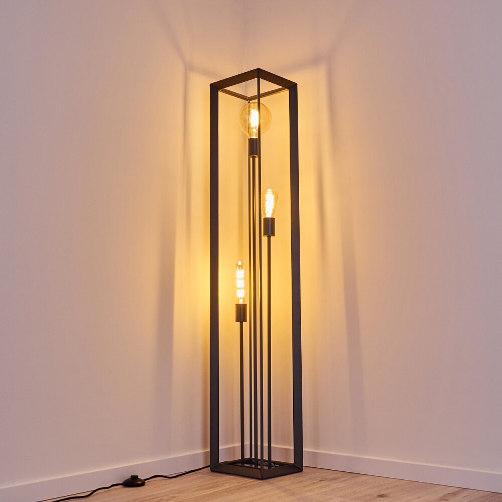 Traryd Staande lamp Zwart, 3-lichts