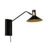 Lucide PEPIJN Muurlamp Zwart, 1-licht
