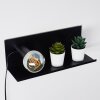 Reftele Wandlamp Zwart, 1-licht