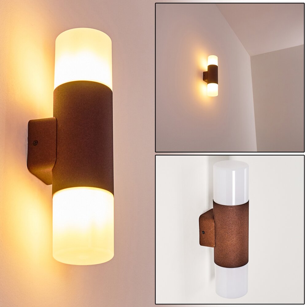 Buhrkall Buiten muurverlichting Roest, 2-lichts main product photo
