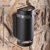 Lutec Focus Buiten muurverlichting Antraciet, 2-lichts