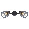 Globo MAHA Spotlamp Zwart, 2-lichts