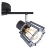 Globo MAHA Spotlamp Zwart, 2-lichts