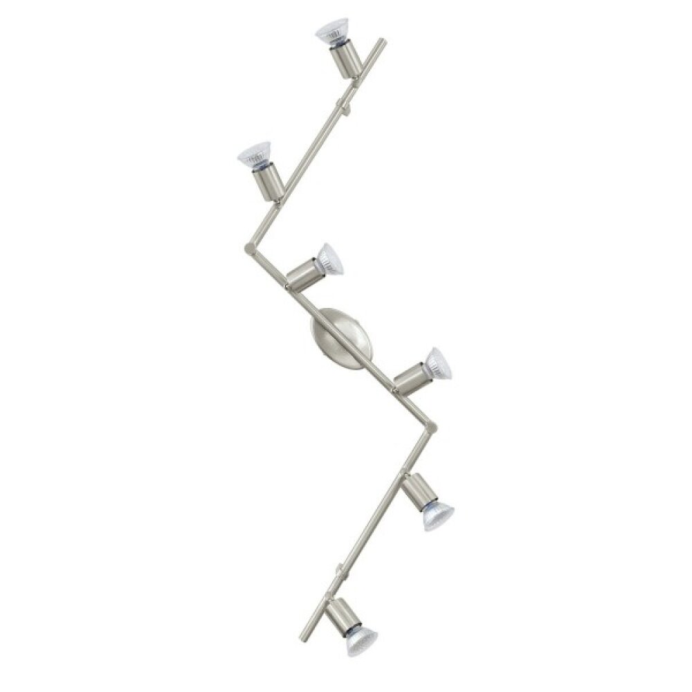 Eglo BUZZ-LED Lichtrail Nikkel mat main product photo