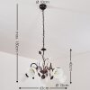 Peccia Hanger Roest, 5-lichts