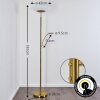 Argostoli Staande lamp LED Messing, 2-lichts