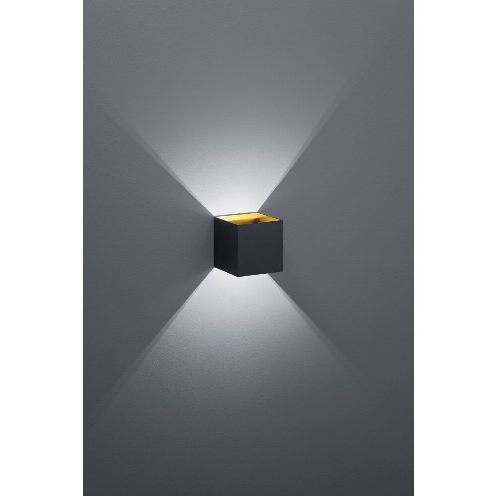 Trio LOUIS Muurlamp LED Zwart, 1-licht main product photo