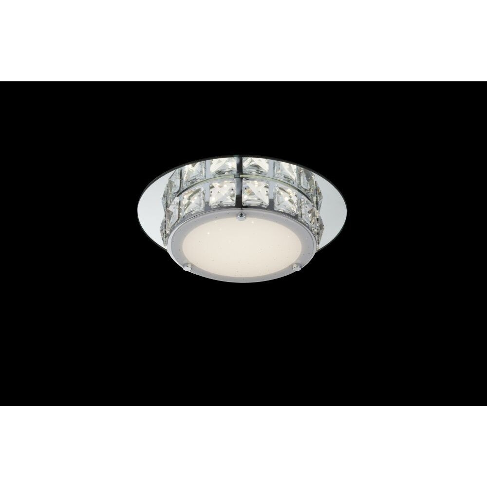 Globo MARGO Plafondlamp LED Chroom, Glas, 1-licht main product photo