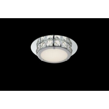Globo MARGO Plafondlamp LED Chroom, Glas, 1-licht Globo MARGO Plafondlamp LED Chroom, Glas, 1-licht